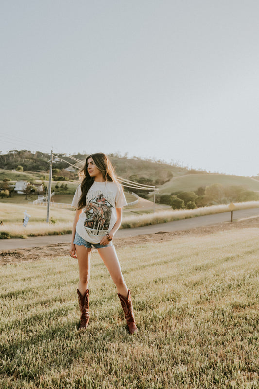 Cowboys & Country Music Graphic Top